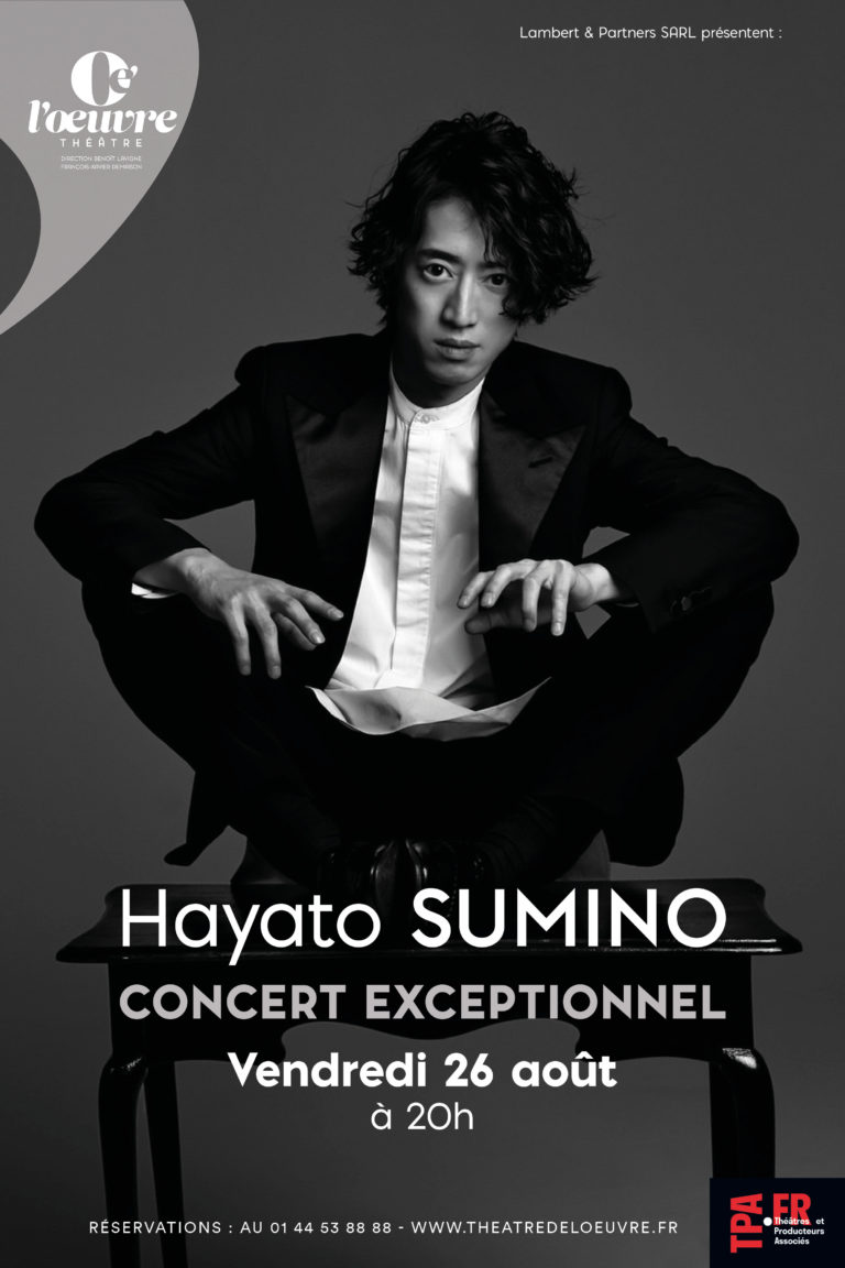 [Paris] HAYATO SUMINO Concert exceptionnel 角野隼斗 Hayato Sumino